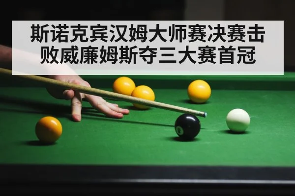 斯诺克宾汉姆大师赛决赛击败威廉姆斯夺三大赛首冠