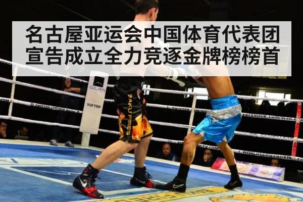 名古屋亚运会中国体育代表团宣告成立全力竞逐金牌榜榜首